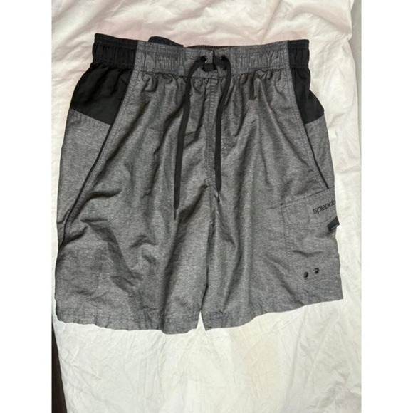 Speedo Other - Black and grey Speedo men's swim trunks size medium
